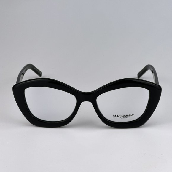 Saint Laurent SL68OPT 001 BRAND NEW Eyeglasses Black Cat Eye Women - Picture 8 of 14